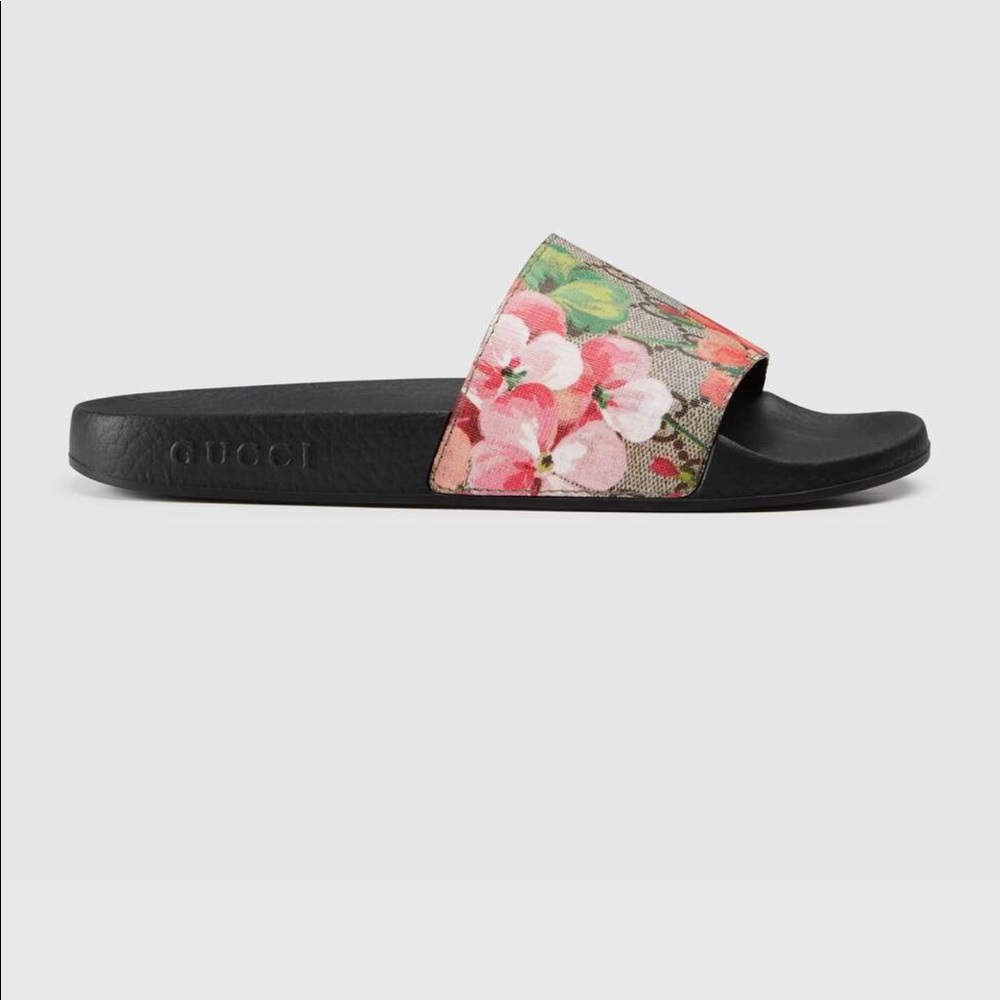 GG Blooms Supreme slide sandal